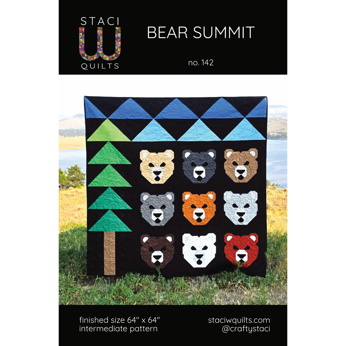 Bear Summit PDF Quilt Pattern