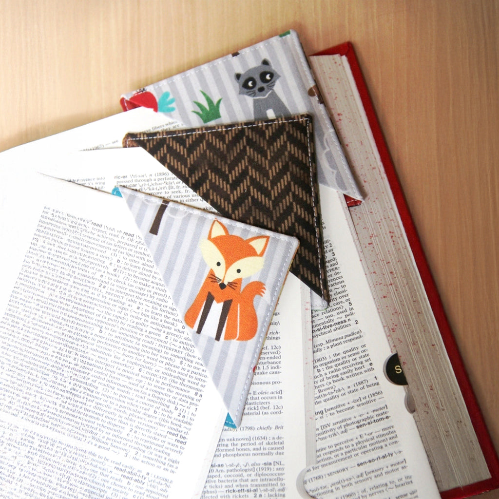 Fabric Corner Bookmark PDF Sewing Pattern