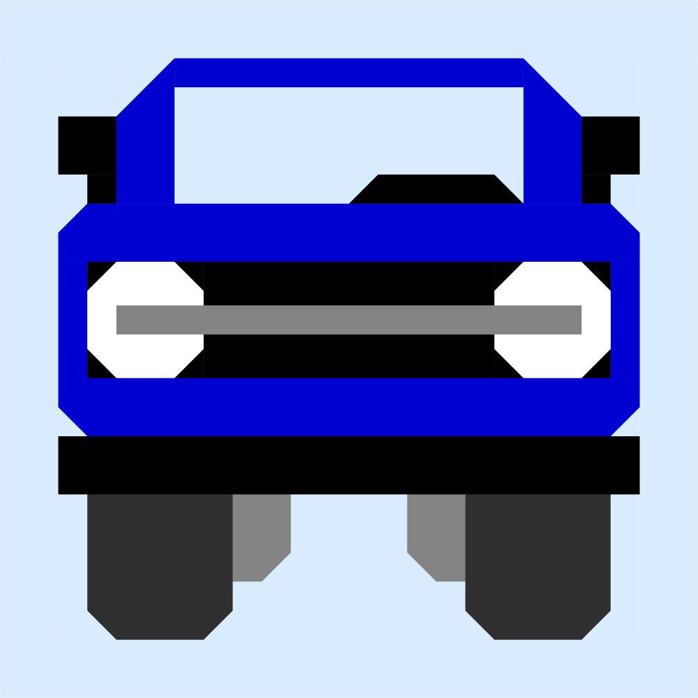 Bronco Quilt Block PDF Sewing Pattern