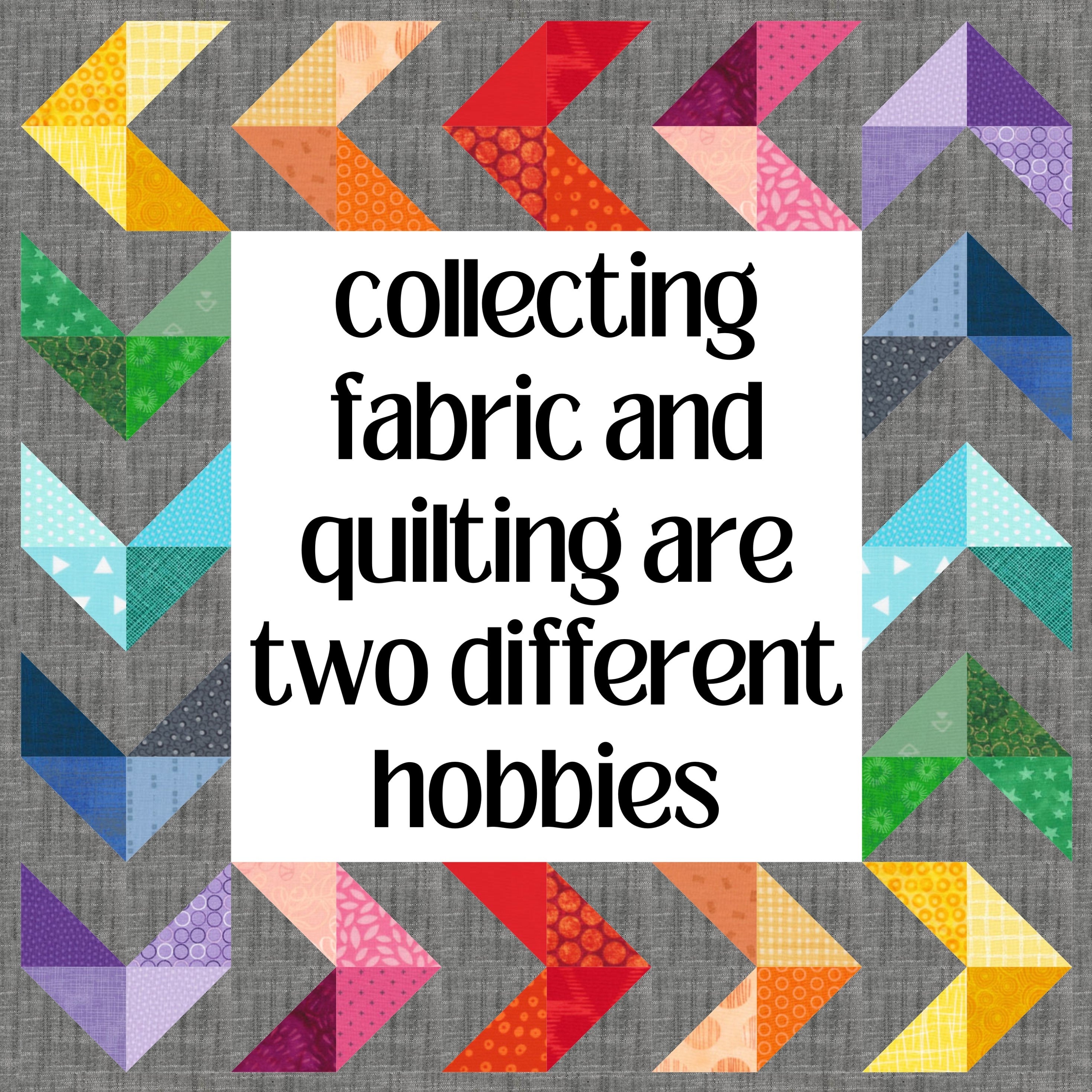 Collecting Fabric Quilt Pattern and Fabric Panel