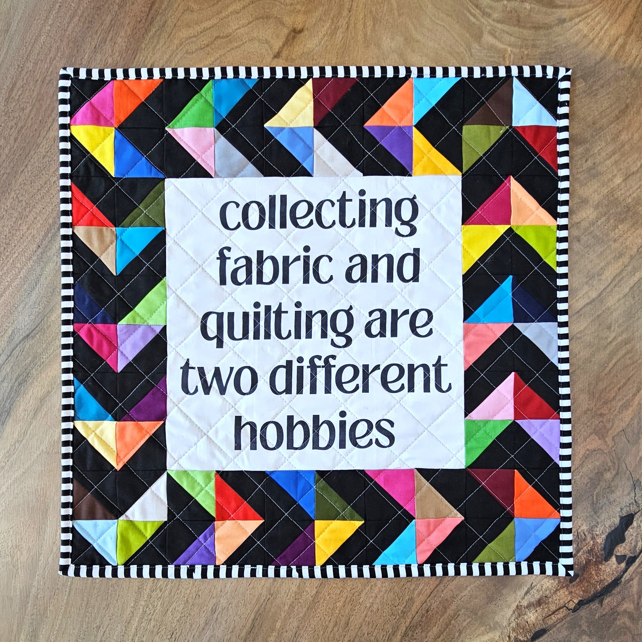 Collecting Fabric Quilt Pattern and Fabric Panel