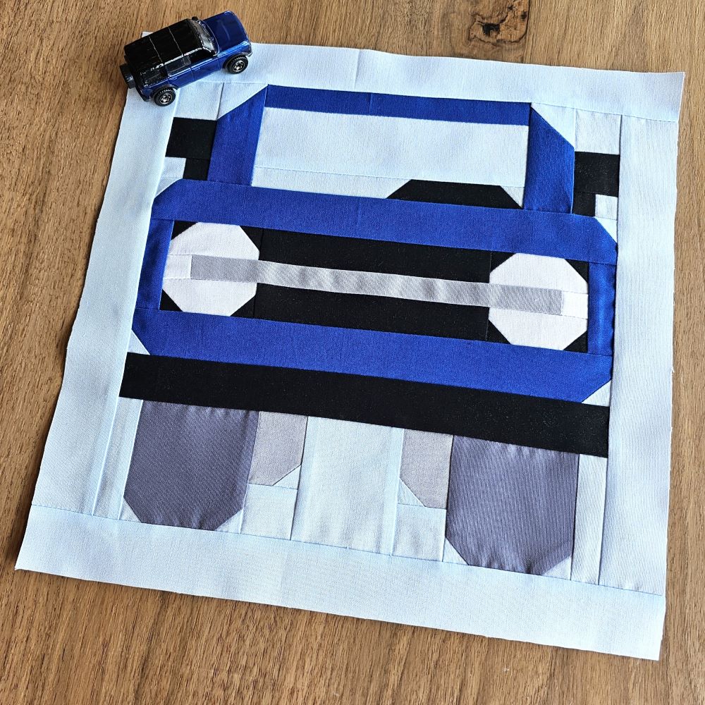 Bronco Quilt Block PDF Sewing Pattern