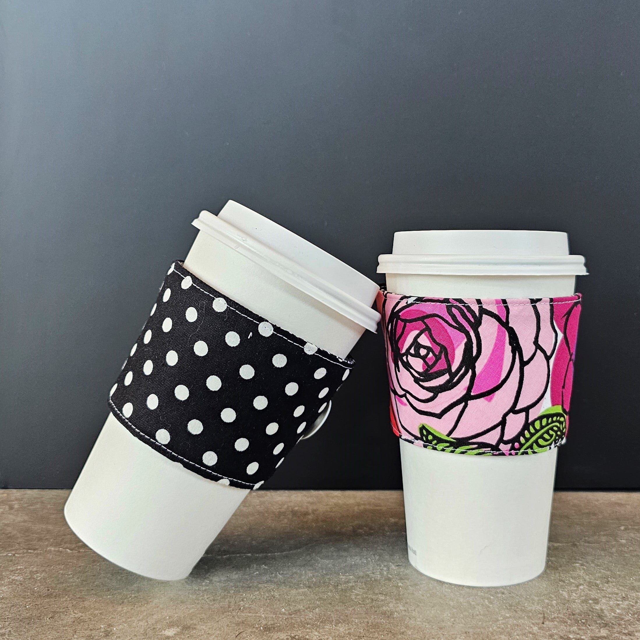 Reversible Coffee Cozy PDF Sewing Pattern