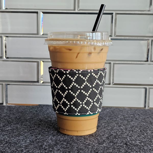 Reversible Coffee Cozy PDF Sewing Pattern