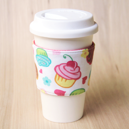 Reversible Coffee Cozy PDF Sewing Pattern