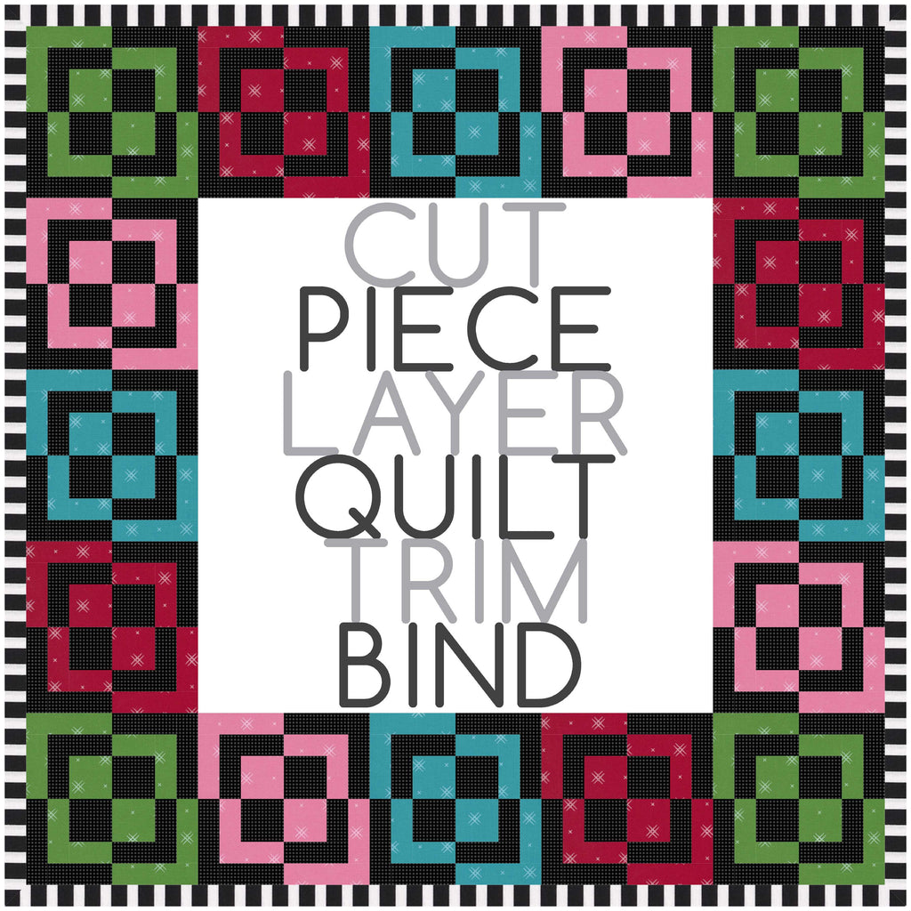 Cut to Bind Quilt Pattern and Fabric Panel