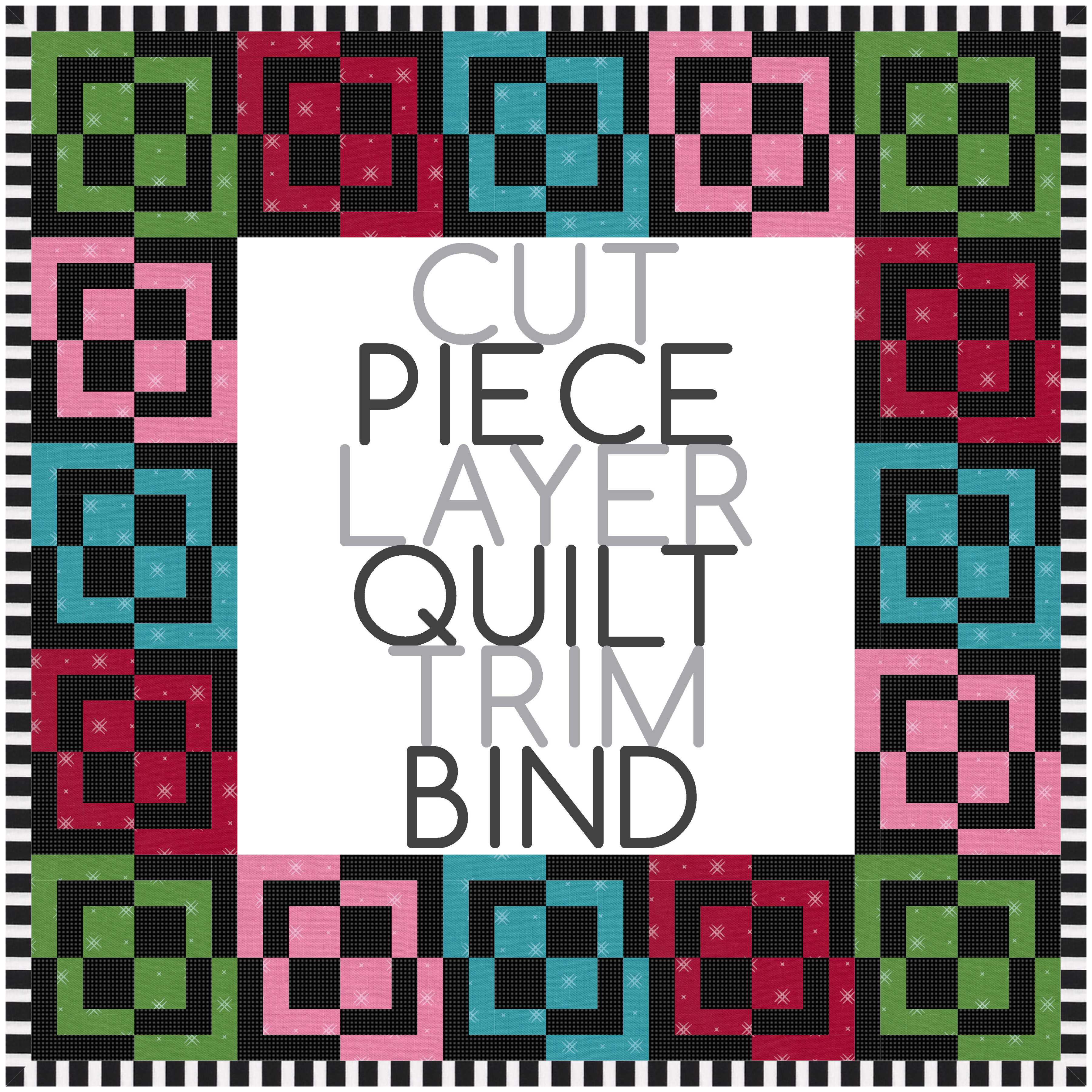 Cut to Bind Quilt Pattern and Fabric Panel