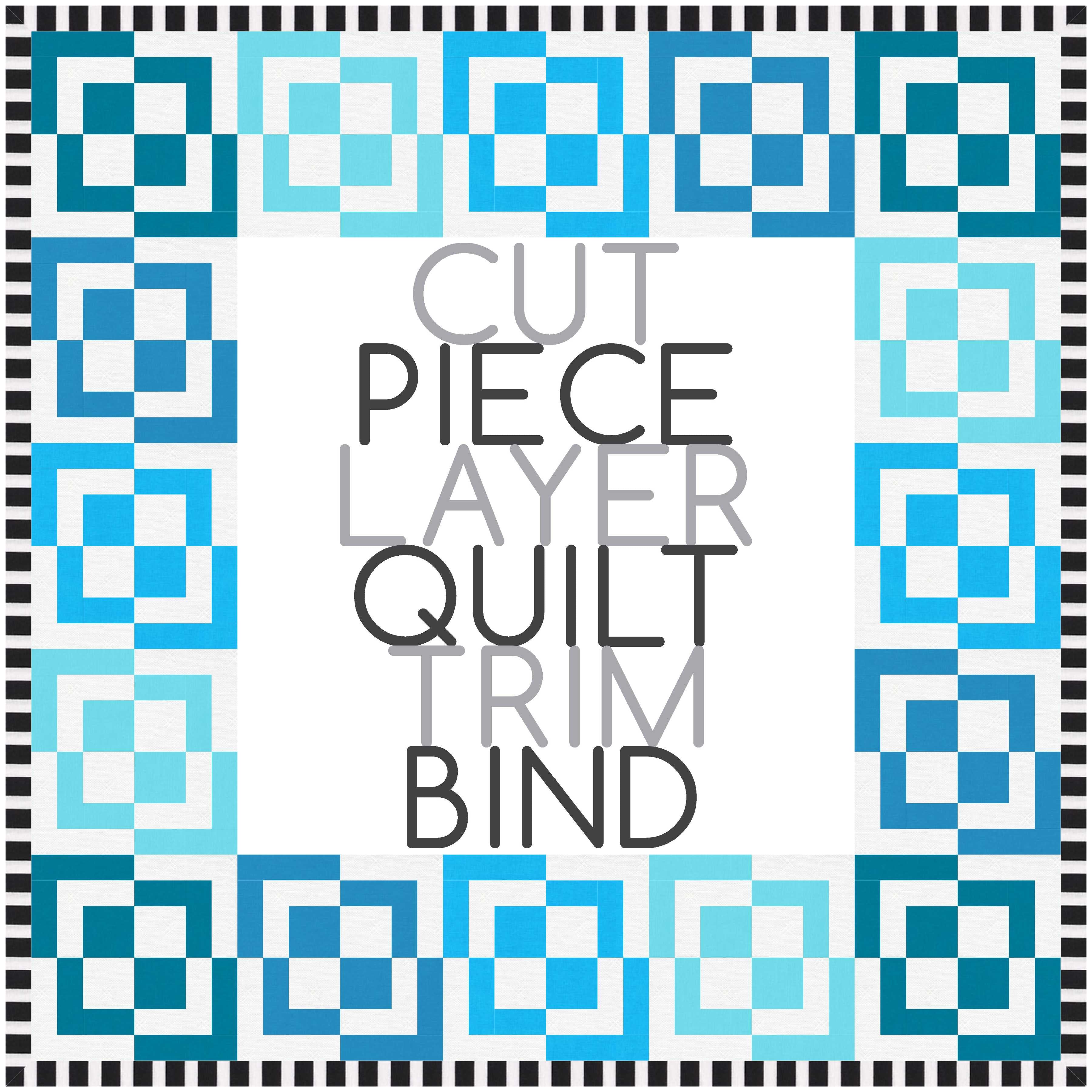 Cut to Bind Quilt Pattern and Fabric Panel
