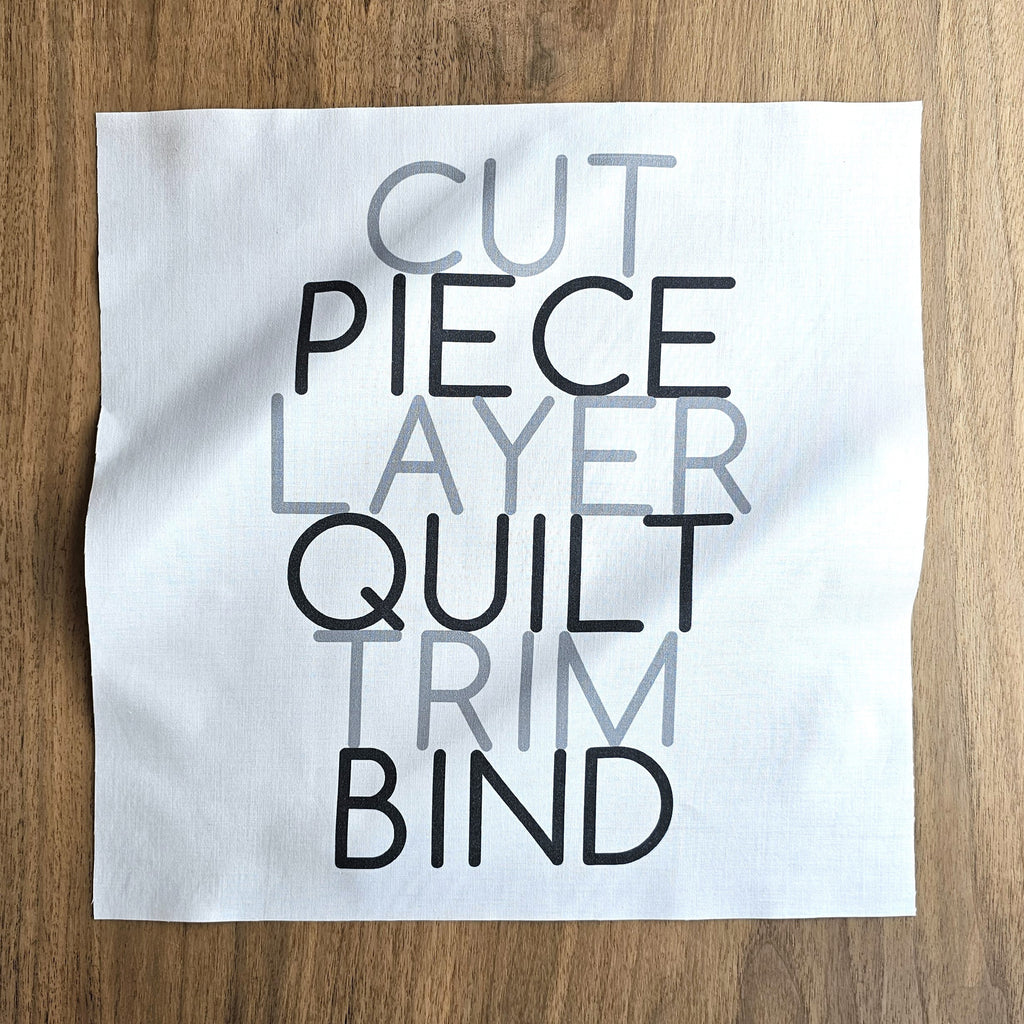 Cut to Bind Fabric Panel