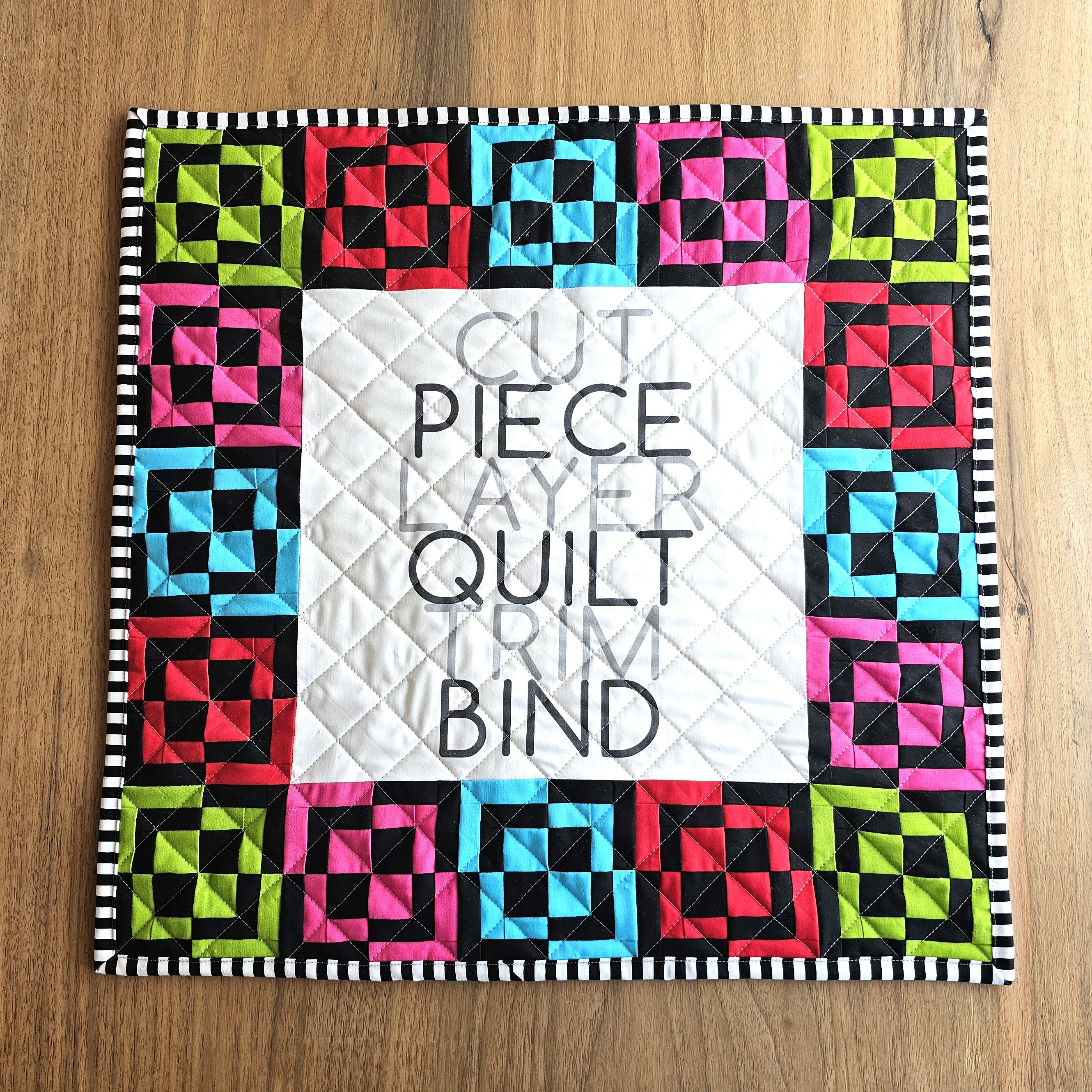 Cut to Bind Quilt Pattern and Fabric Panel