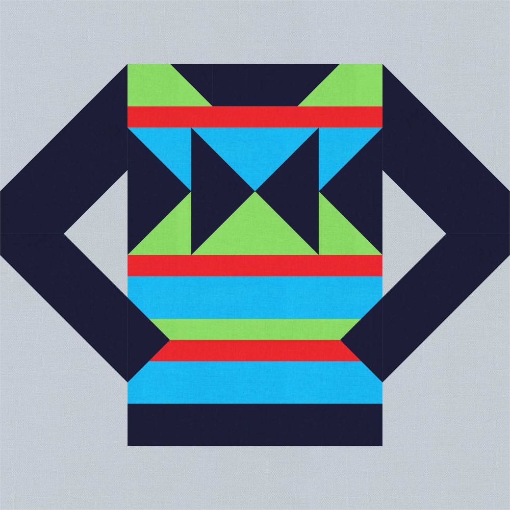 Favorite Sweater Quilt Block PDF Sewing Pattern