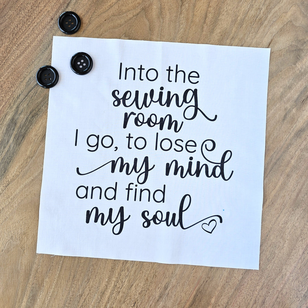 Into the Sewing Room Fabric Panel