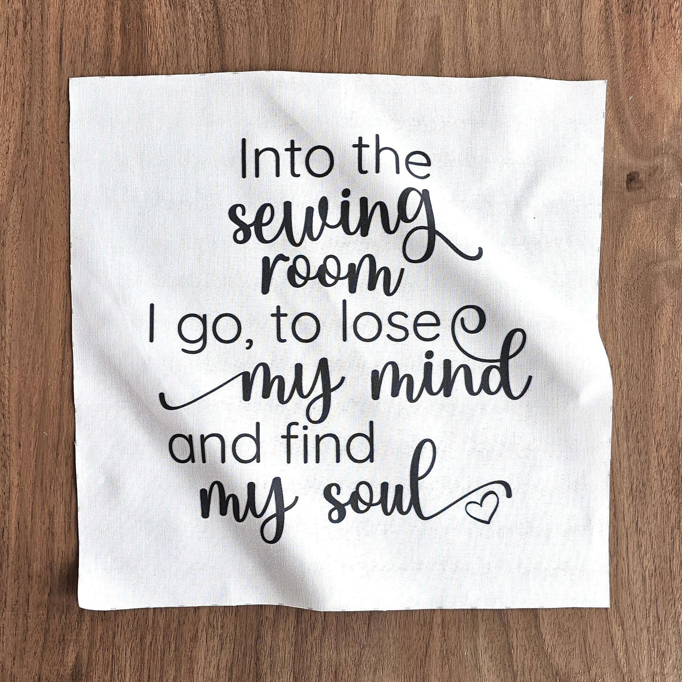 Into the Sewing Room Fabric Panel