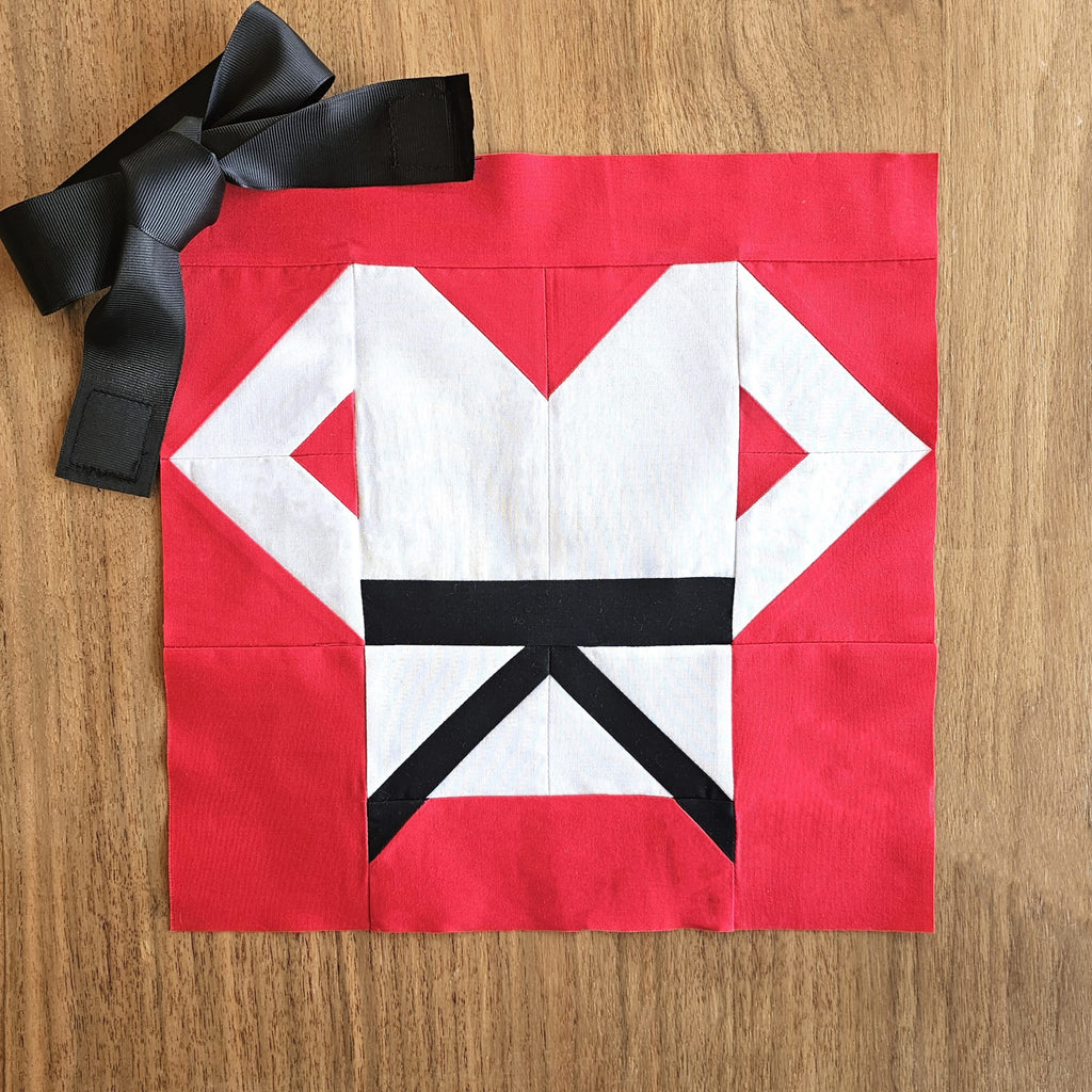 Karate Gi Quilt Block PDF Sewing Pattern