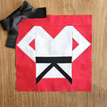 Karate Gi Quilt Block PDF Sewing Pattern