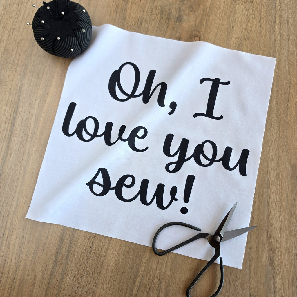 Love You Sew Fabric Panel