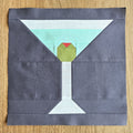 Martini Quilt Block PDF Sewing Pattern