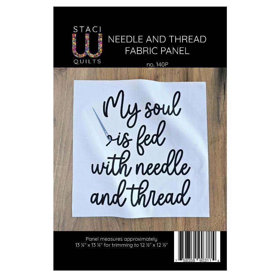 Needle and Thread Fabric Panel