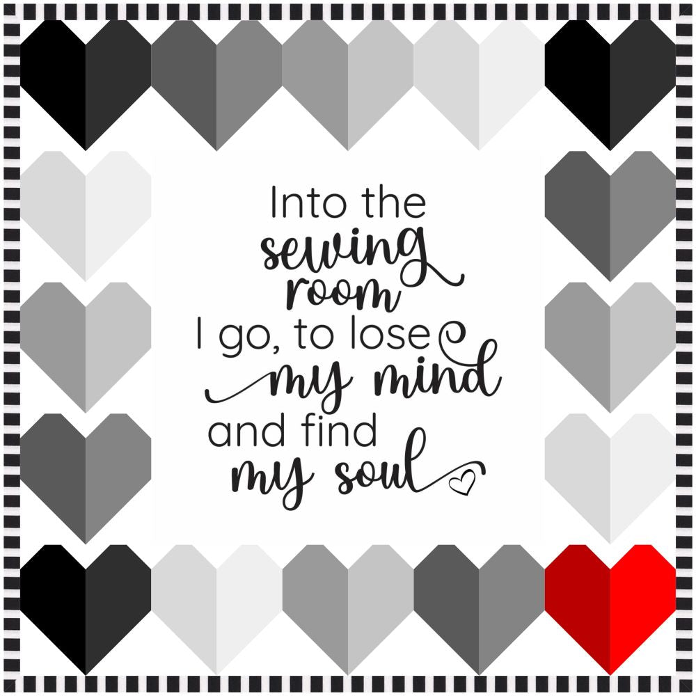 Into the Sewing Room Quilt Pattern and Fabric Panel
