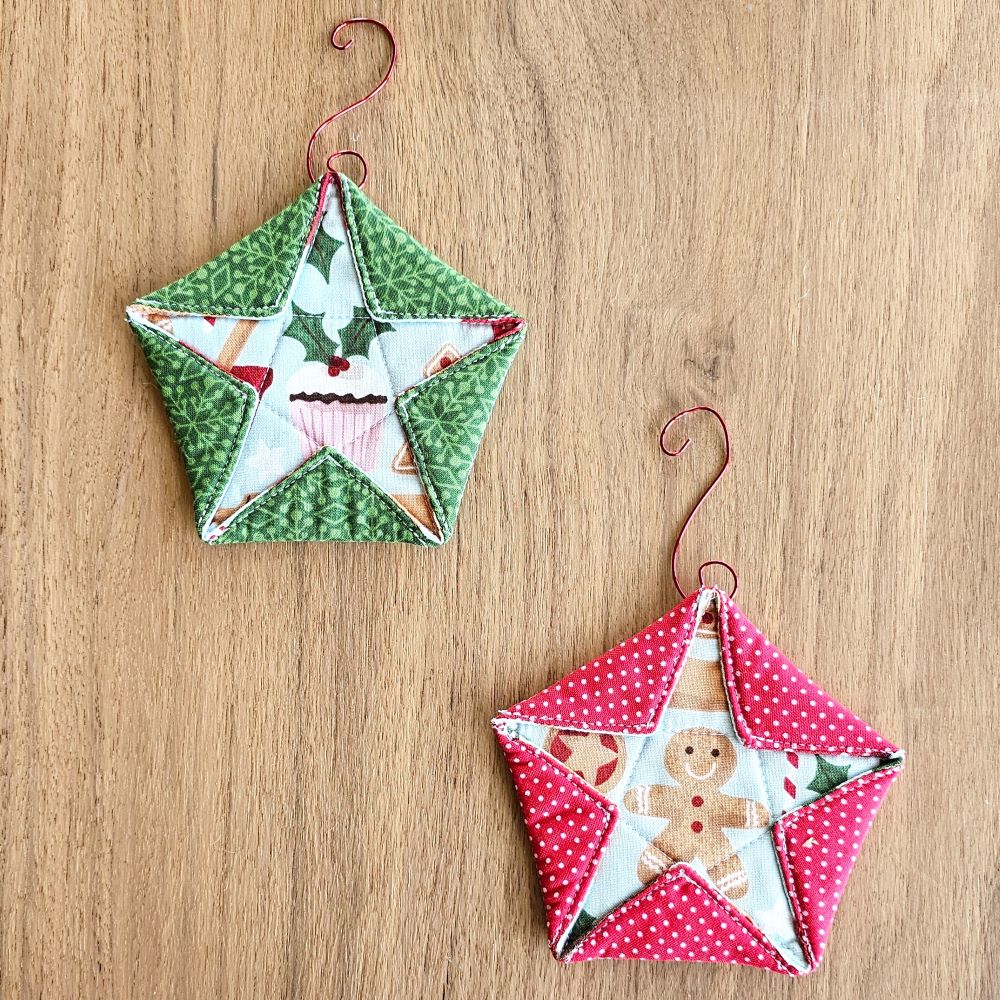 Pentagon Star Ornament PDF Sewing Pattern