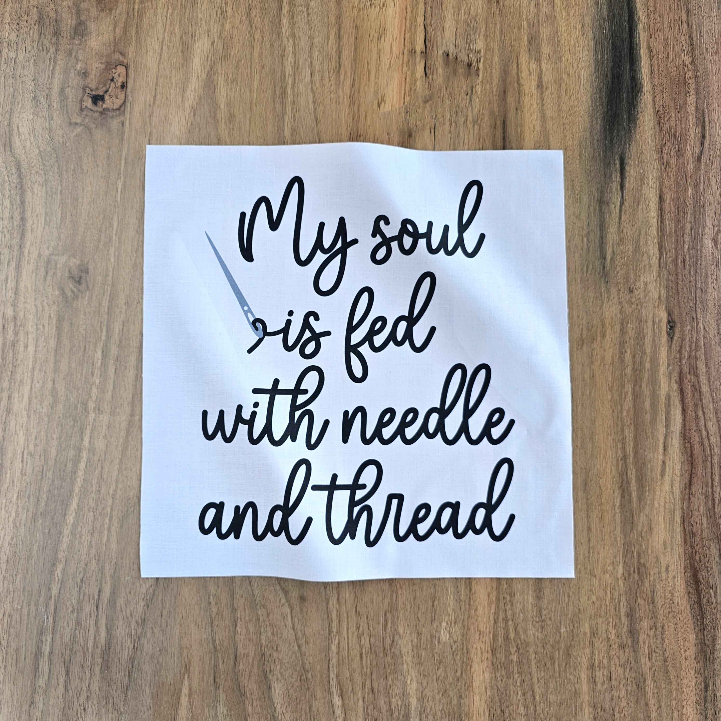 Needle and Thread Fabric Panel