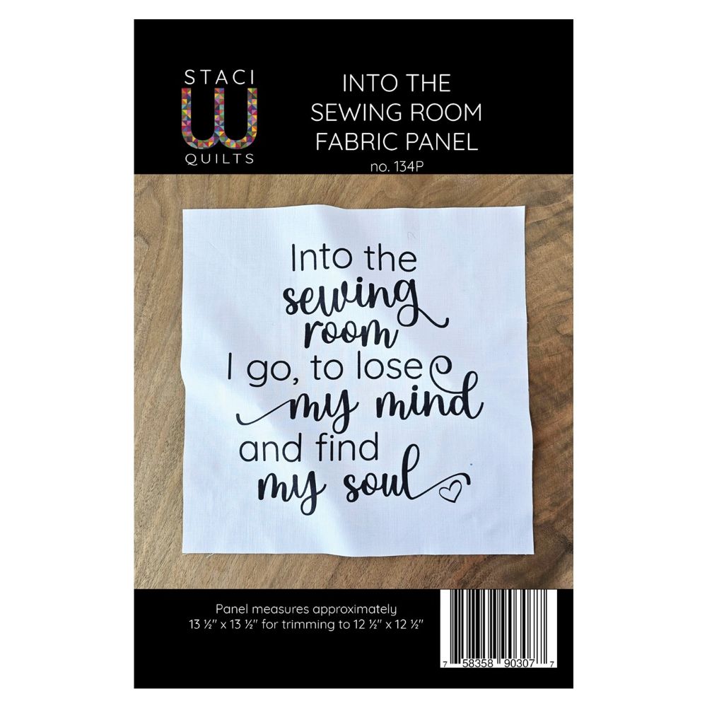 Into the Sewing Room Fabric Panel