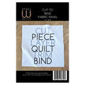 Cut to Bind Fabric Panel
