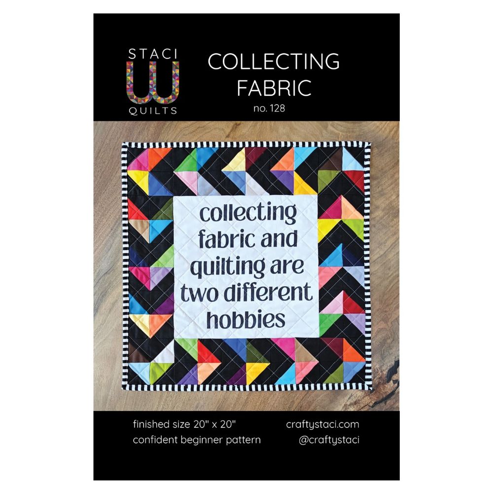 Collecting Fabric Quilt Pattern and Fabric Panel