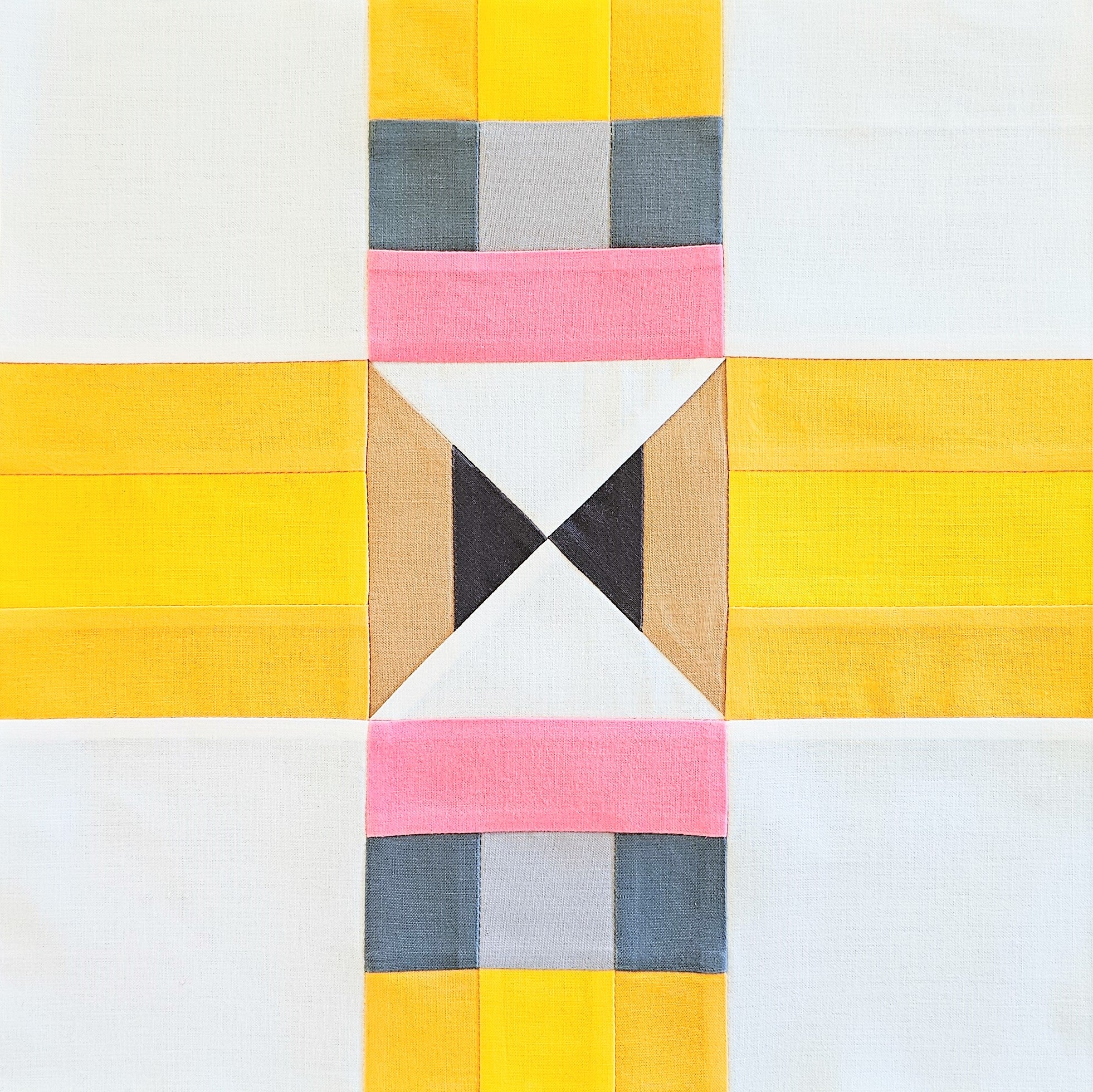 School Pencils Quilt Block PDF Sewing Pattern