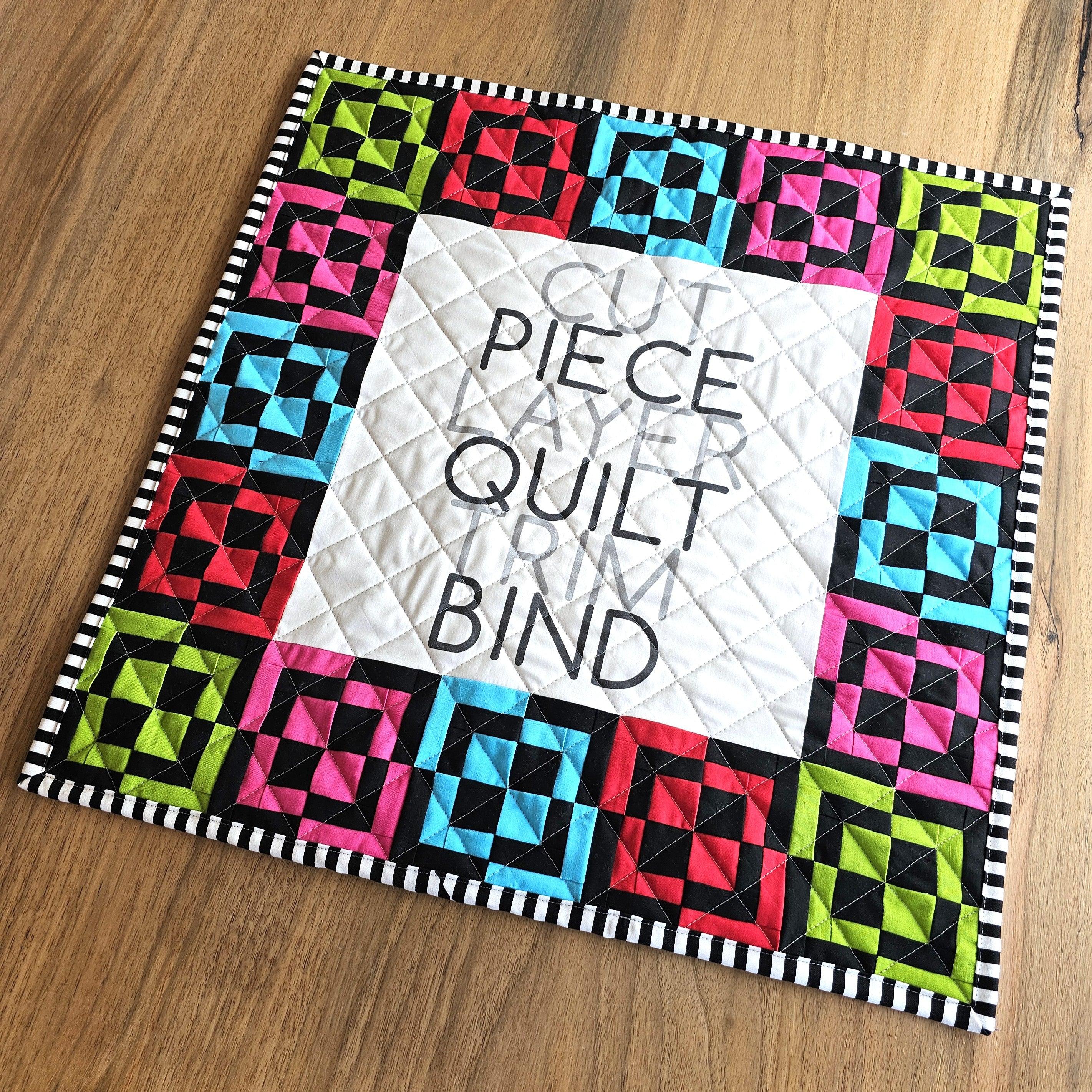 Cut to Bind Quilt Pattern and Fabric Panel