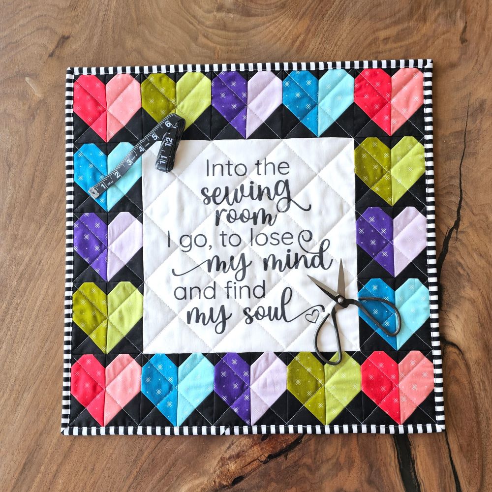 Into the Sewing Room Quilt Pattern and Fabric Panel