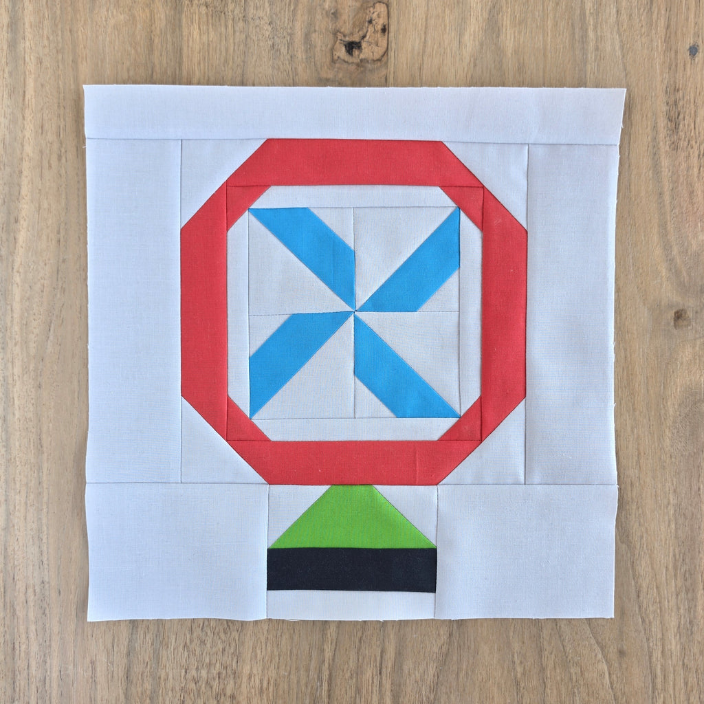 Table Fan Quilt Block PDF Sewing Pattern