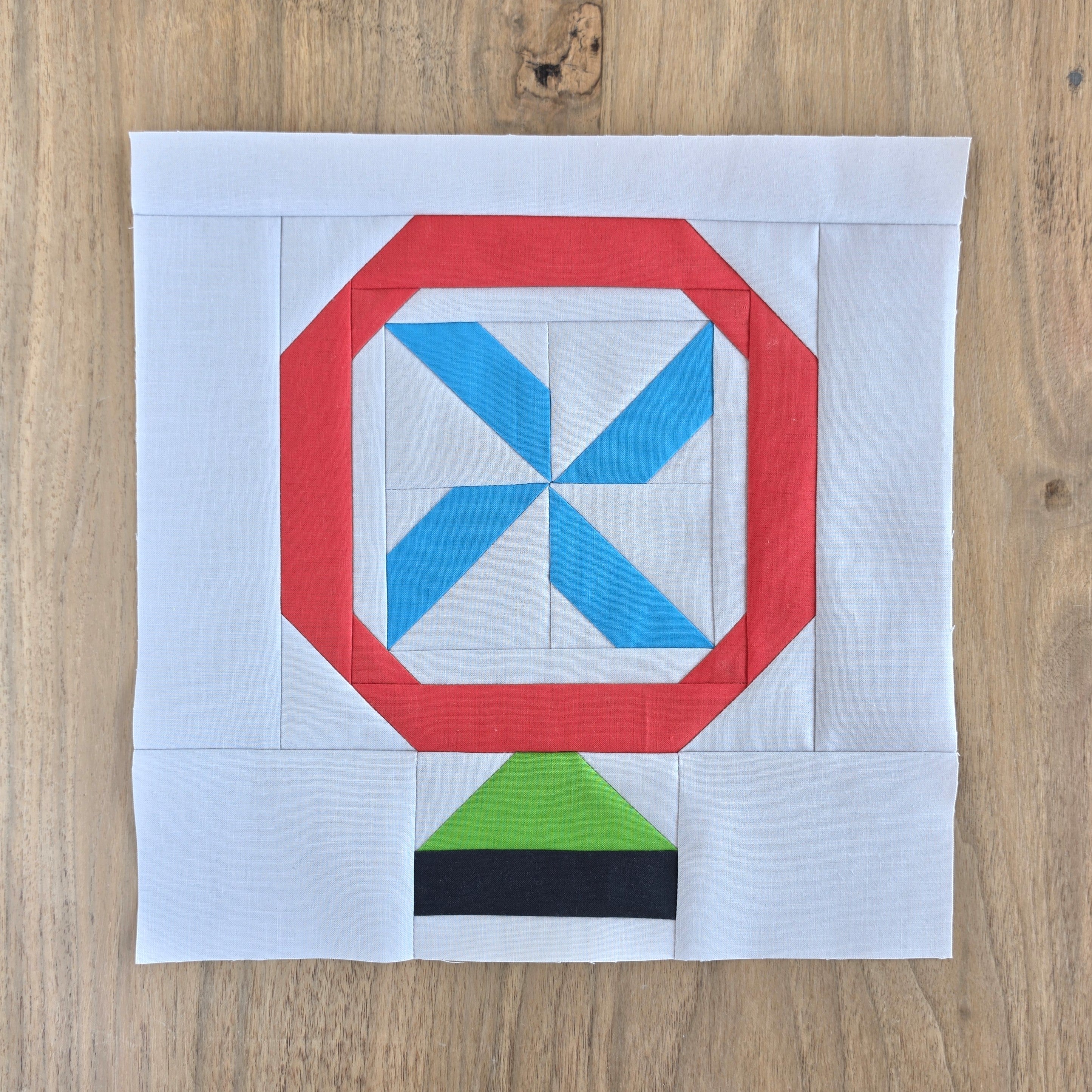 Table Fan Quilt Block PDF Sewing Pattern