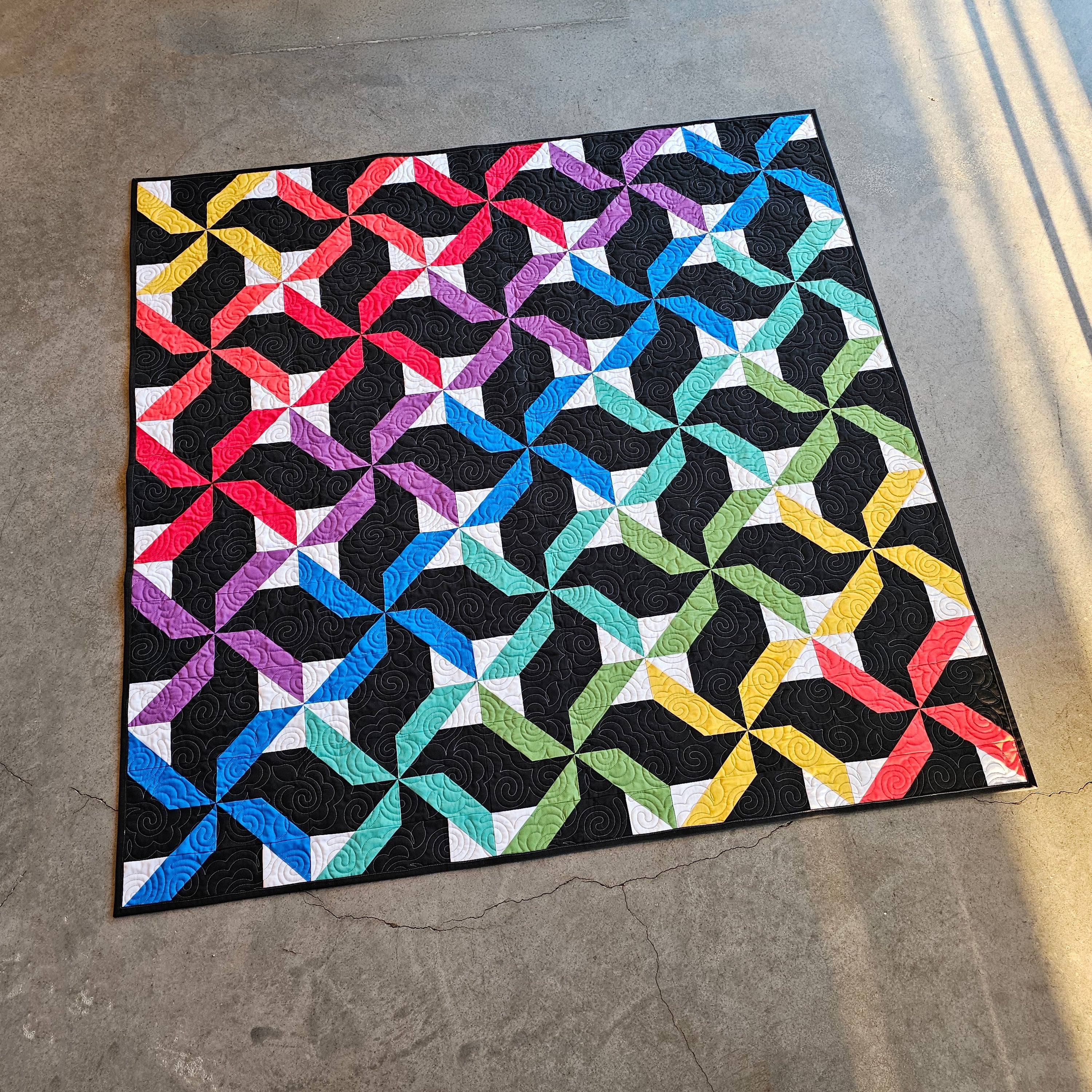 Twirly Quilt PDF Sewing Pattern