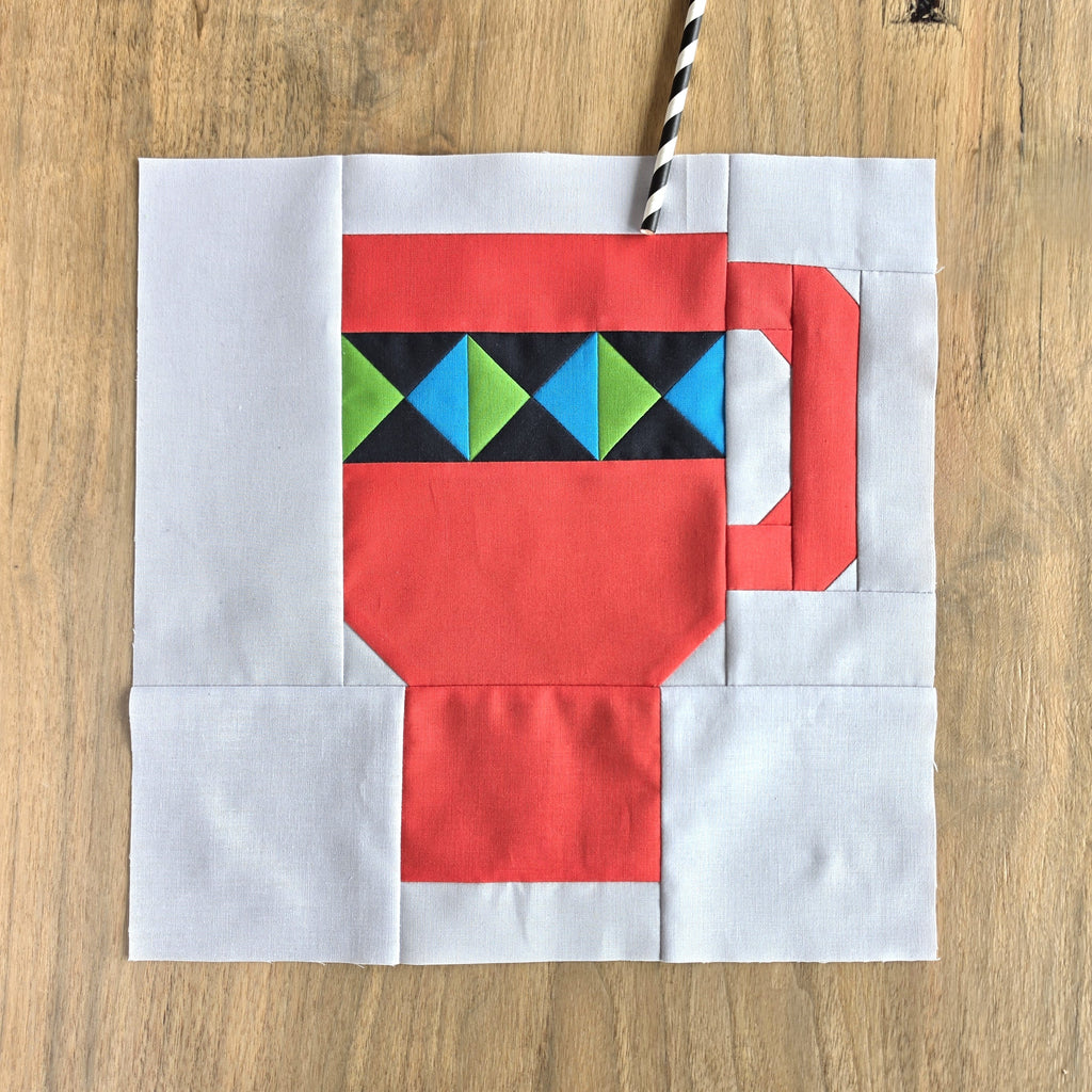 Water Sipper Quilt Block PDF Sewing Pattern
