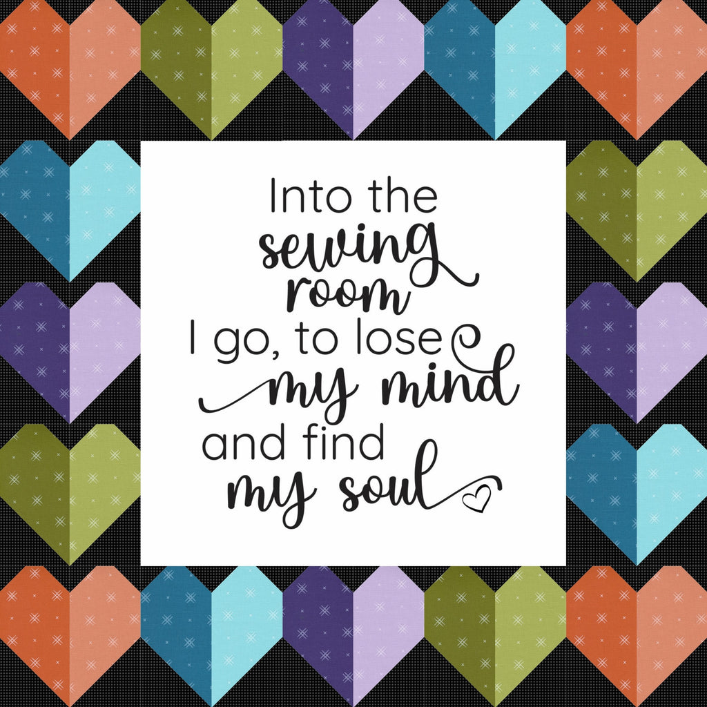 Into the Sewing Room Quilt Pattern and Fabric Panel