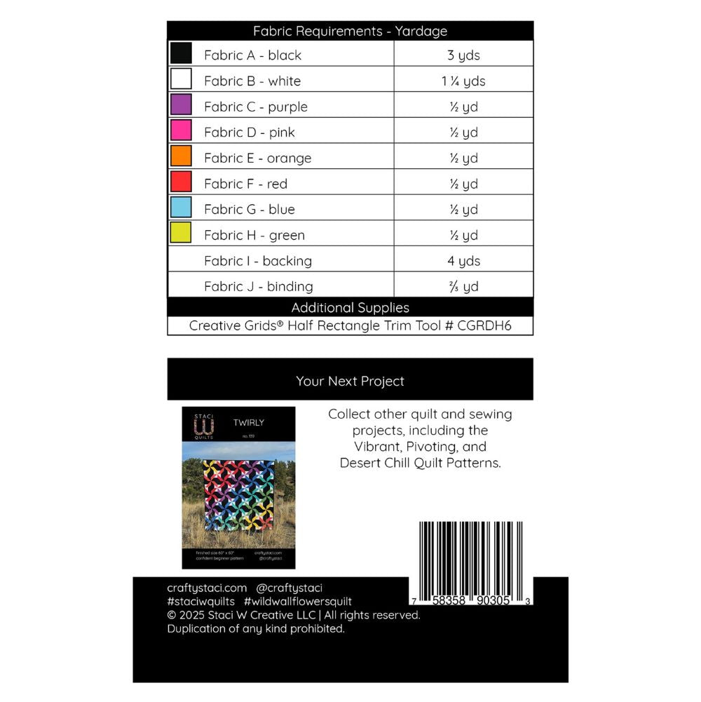 Wild Wallflowers Quilt Pattern