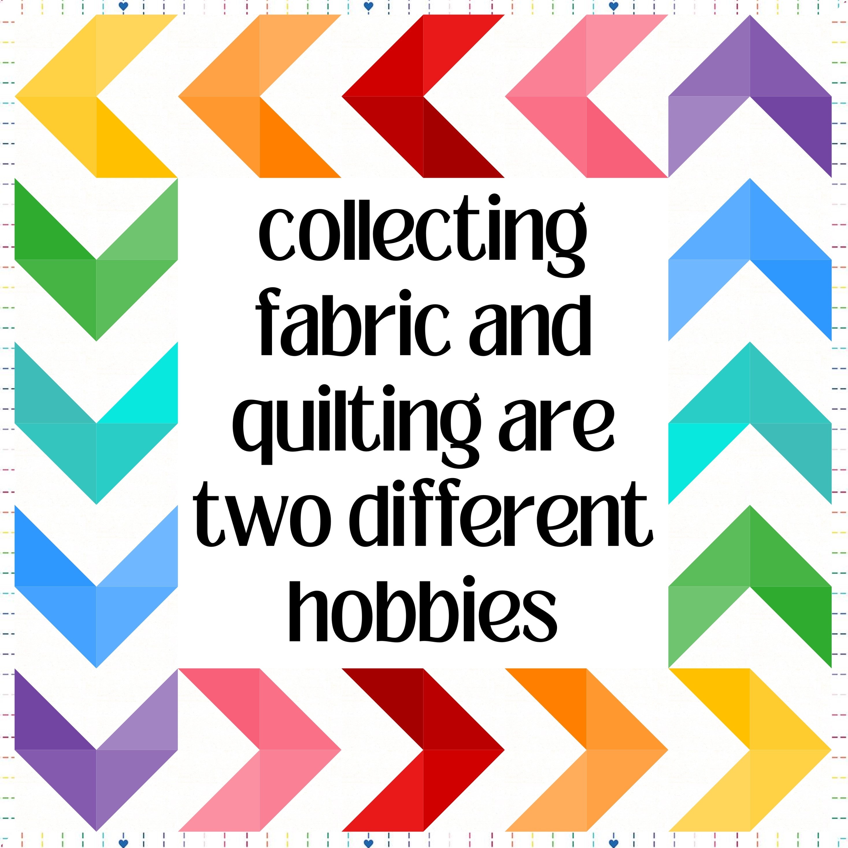 Collecting Fabric Quilt Pattern and Fabric Panel