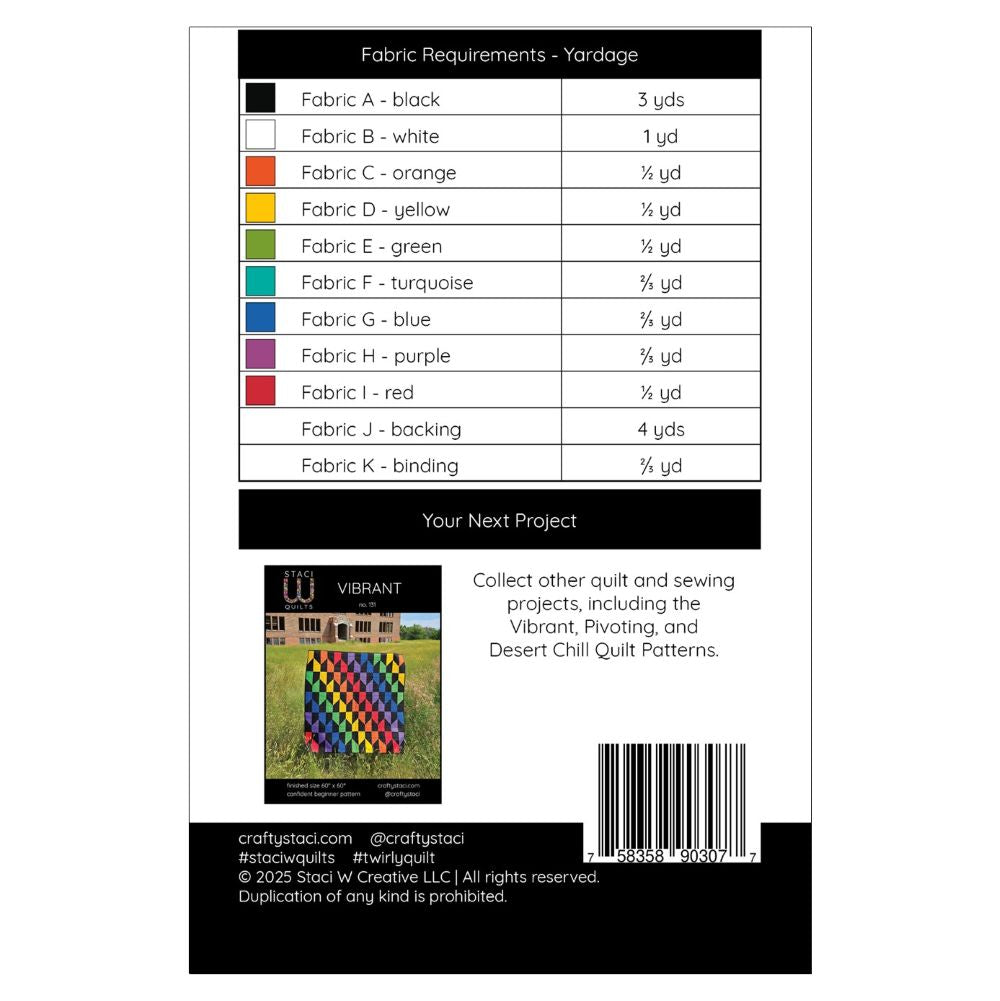 Twirly Quilt Pattern