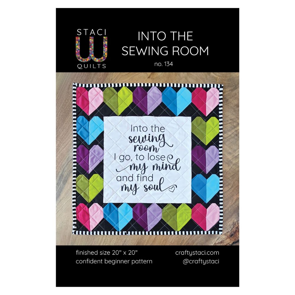 Into the Sewing Room Quilt Pattern and Fabric Panel