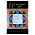 Sewing Room Rules Quilt Pattern and Fabric Panel