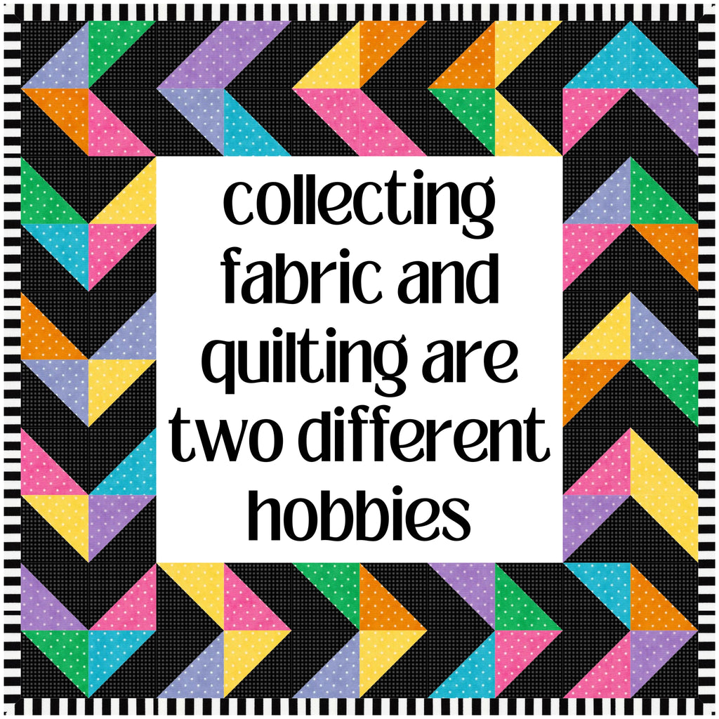 Collecting Fabric Quilt Pattern and Fabric Panel
